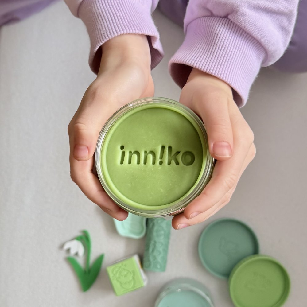 Zelená modelína – detail