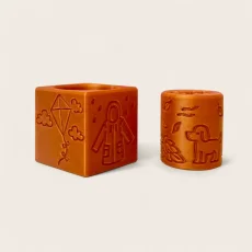 Obtiskovací kostka s válečkem 2v1 | Podzim