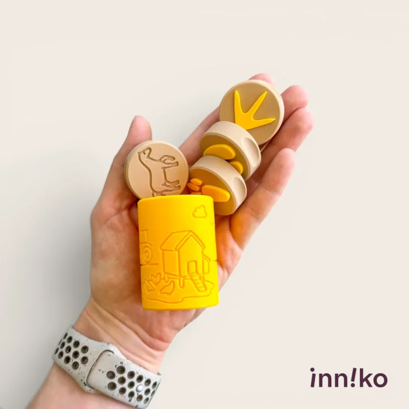 Veľká sada hračiek k modelovacej hmote inniko® | Farma