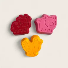 Bábovičky do kinetického písku 3 ks | Farma