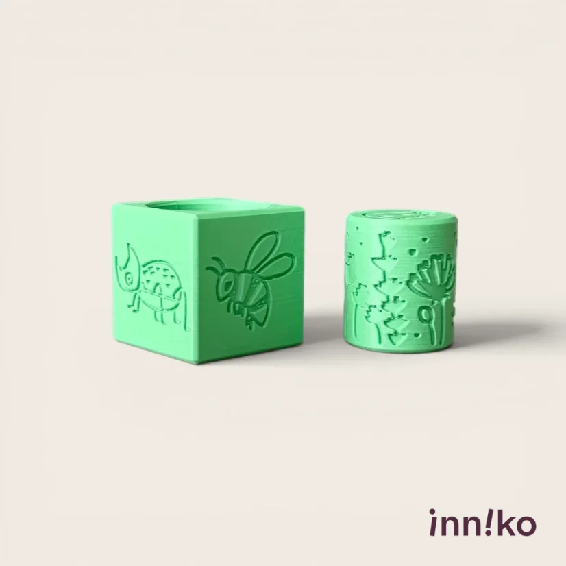 inniko® kocka 2v1 k modelíne | Hmyz na lúke