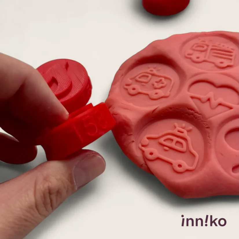 inniko® sada pečiatok | Vozidlá záchranných zložiek s telefónnymi číslami