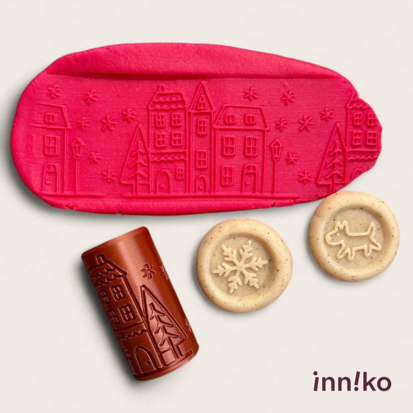 inniko® valček na modelínu | Zima v meste