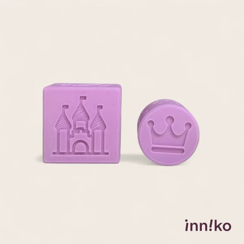 Obtiskovací kostka s válečkem 2v1 | Pohádka