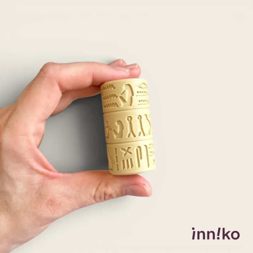 inniko® modeling clay roller | Hieroglyphs - Egypt