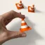 WooBeWee™ Hračka | Dopravné kužele zo staveniska, 5 ks