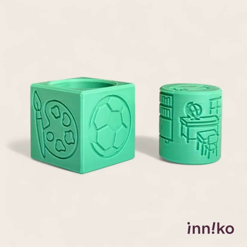 inniko® kocka 2v1 k modelíne | Škola