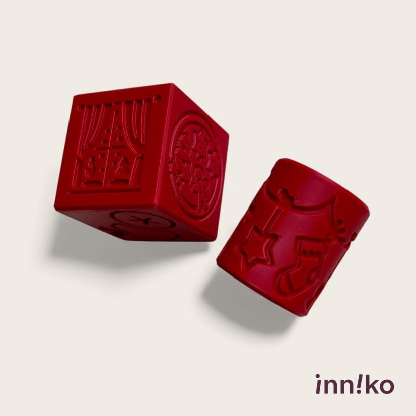 inniko® kocka 2v1 k modelíne | Vianoce doma