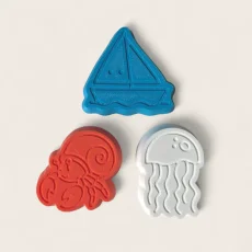 Bábovičky do kinetického písku 3 ks | Moře