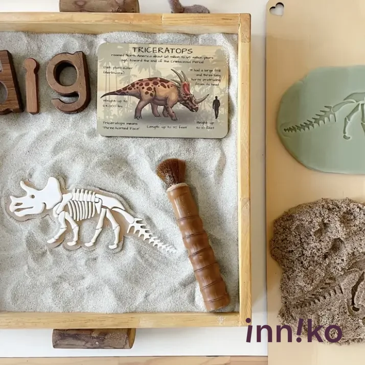WooBeWee™ Pomôcka na hranie | Praveké fosílie dinosaurov - Varianta: Triceratops