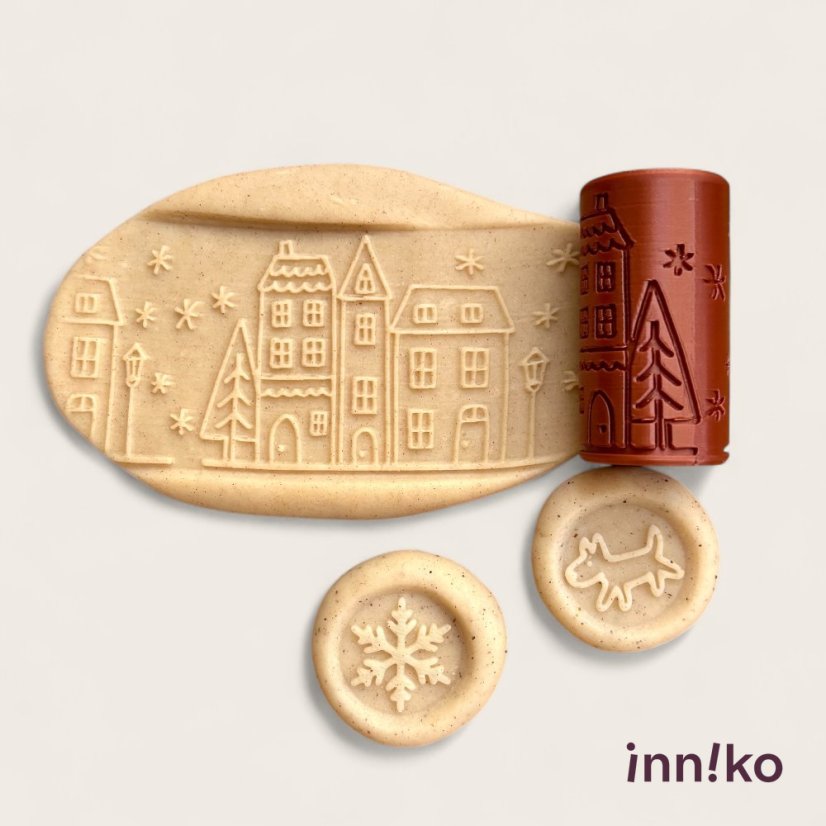 inniko® valček na modelínu | Zima v meste