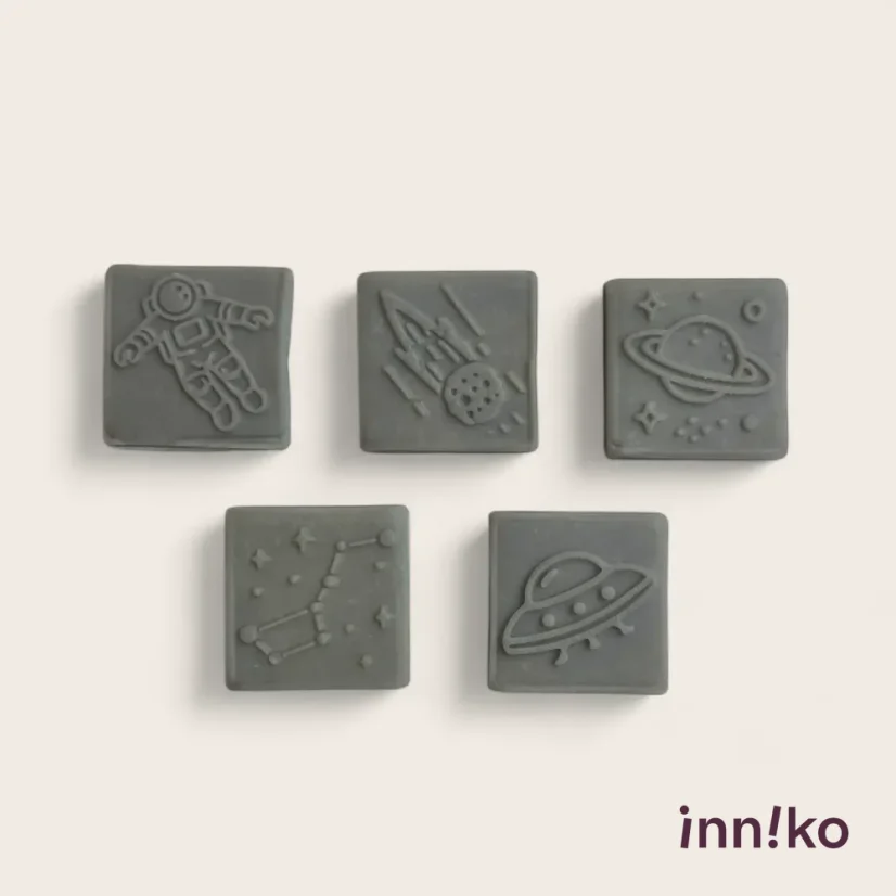 Obtiskovací kostka s válečkem 2v1 | Vesmír