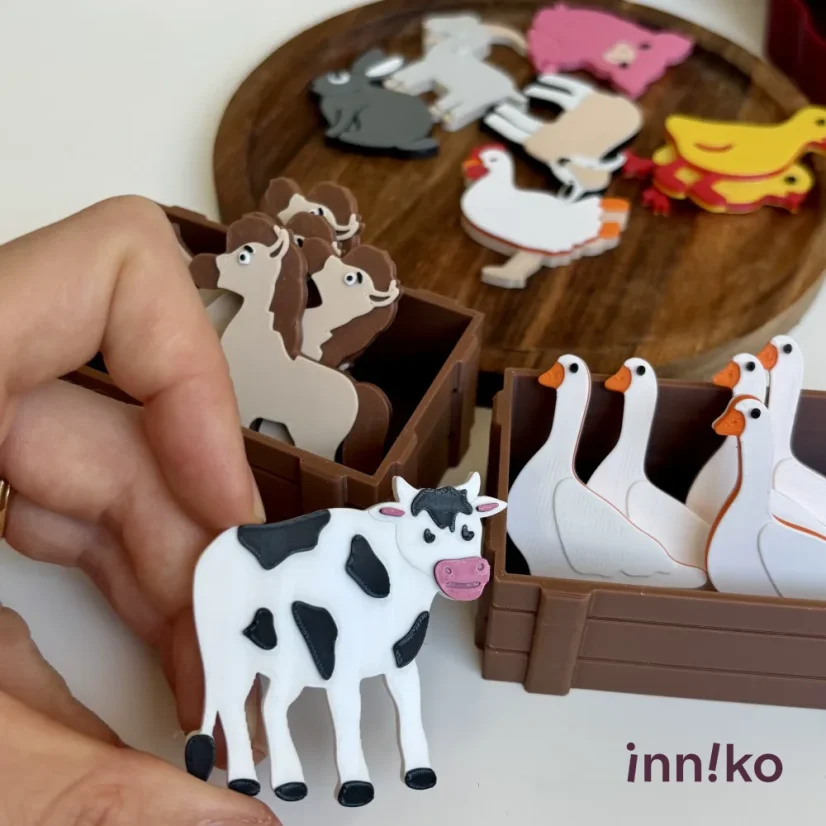 WooBeWee™ Počítame! | Zvieratká z farmy - Zvířátka: Koza 🐐 (5 ks)