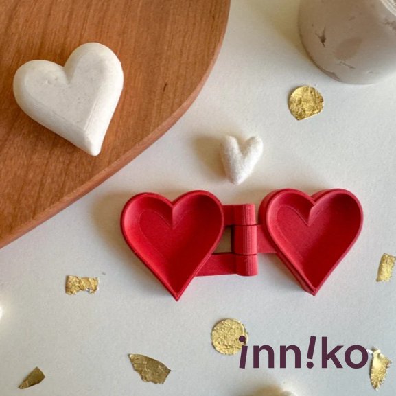 WooBeWee™ Pomôcka k plastelíne | Tvarovač na srdiečko