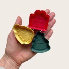 Bábovičky do kinetického písku 3 ks | Vánoce