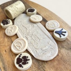 Sada tiskátek s válečkem | Zimní spánek zvířátek