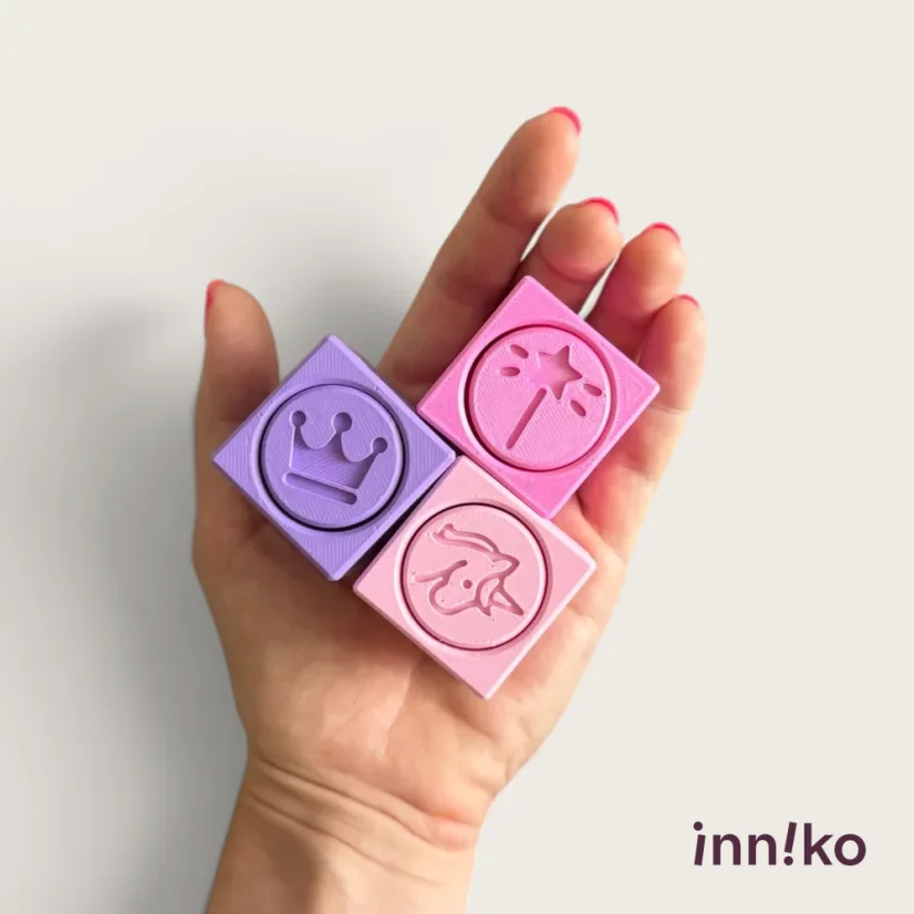 Sada 3 kociek inniko® | Rozprávka, víly, jednorožce