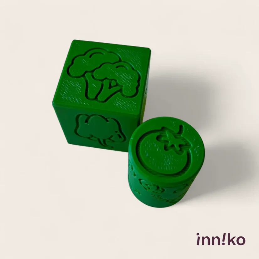 inniko® kocka 2v1 k modelíne | Zelenina