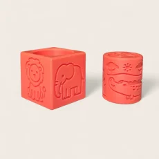 Obtiskovací kostka s válečkem 2v1 | Safari