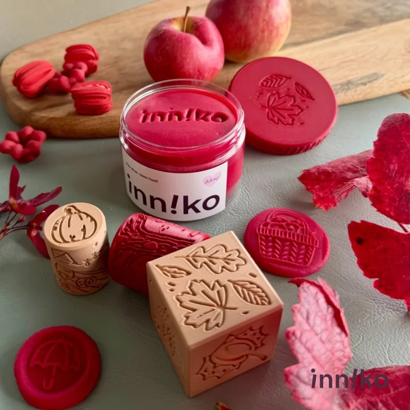 inniko® Play Dough 180 g | Autumn Red