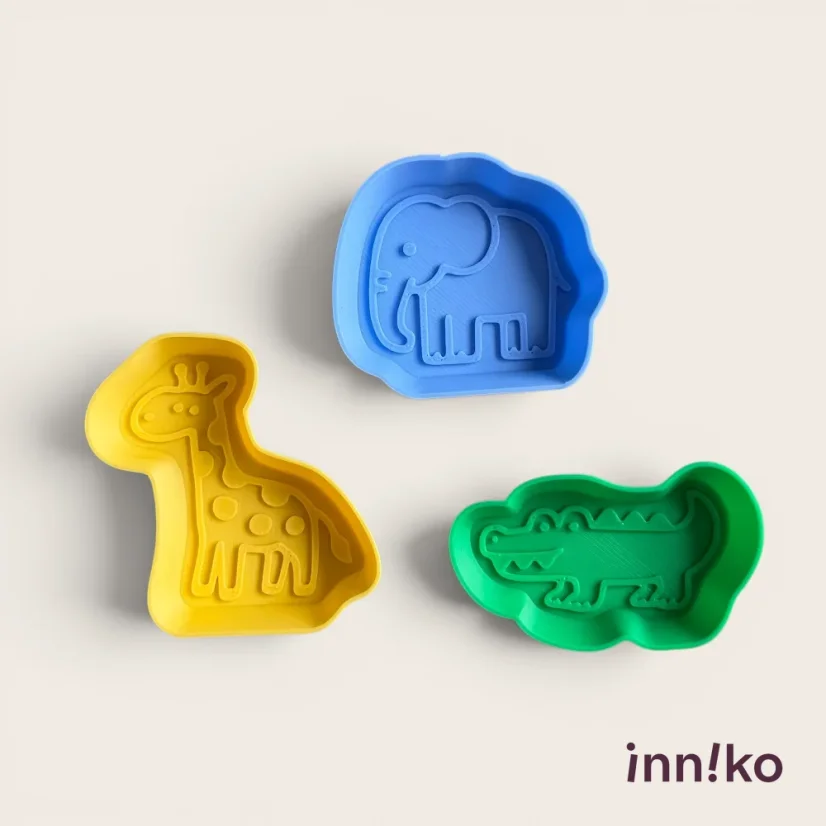 inniko® formičky na kinetický piesok, 3 ks | Safari