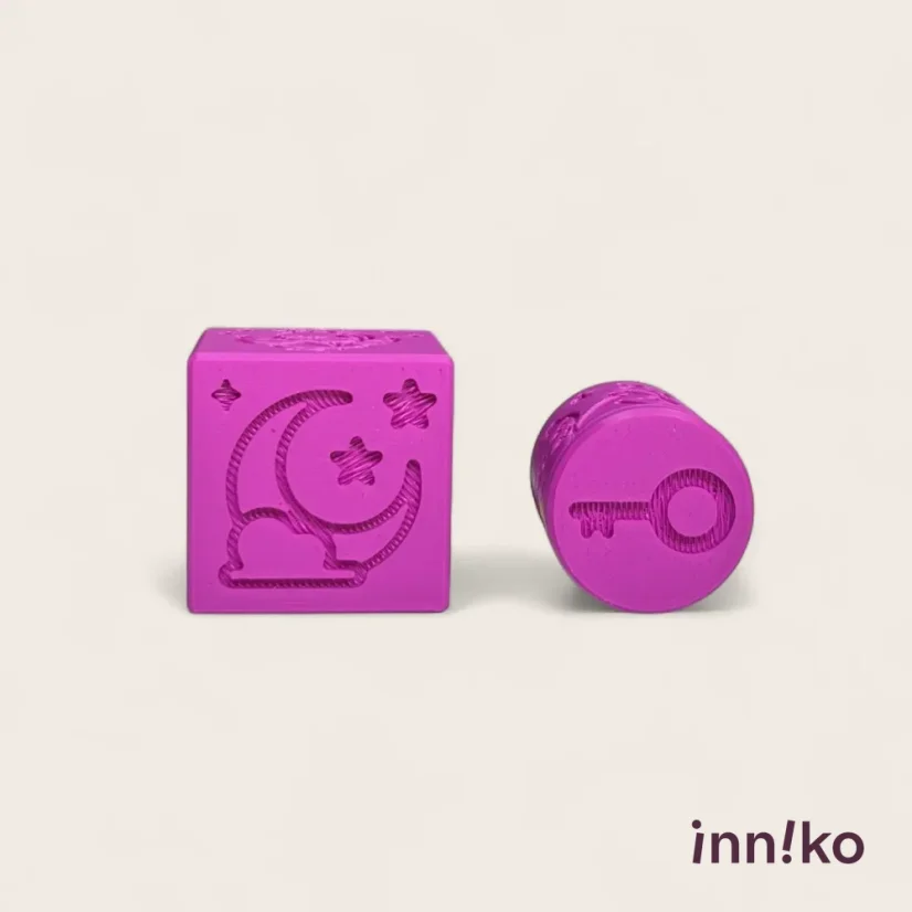 Obtiskovací kostka s válečkem 2v1 | Víly