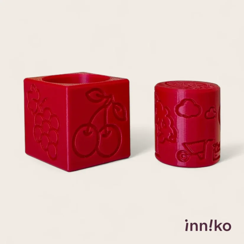 inniko® kocka 2v1 k modelíne | Ovocný sad