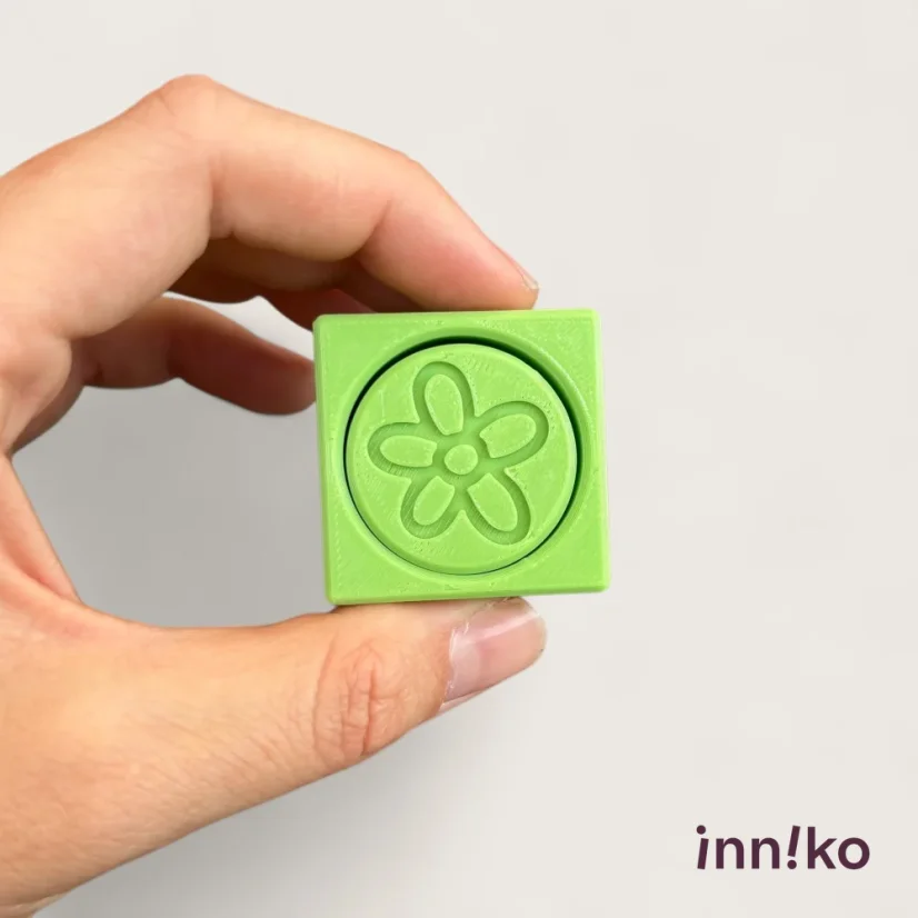 Obtiskovací kostka s válečkem 2v1 | Jaro