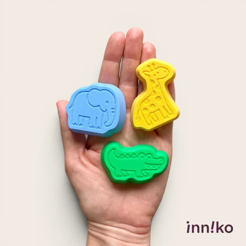 inniko® formičky na kinetický piesok, 3 ks | Safari