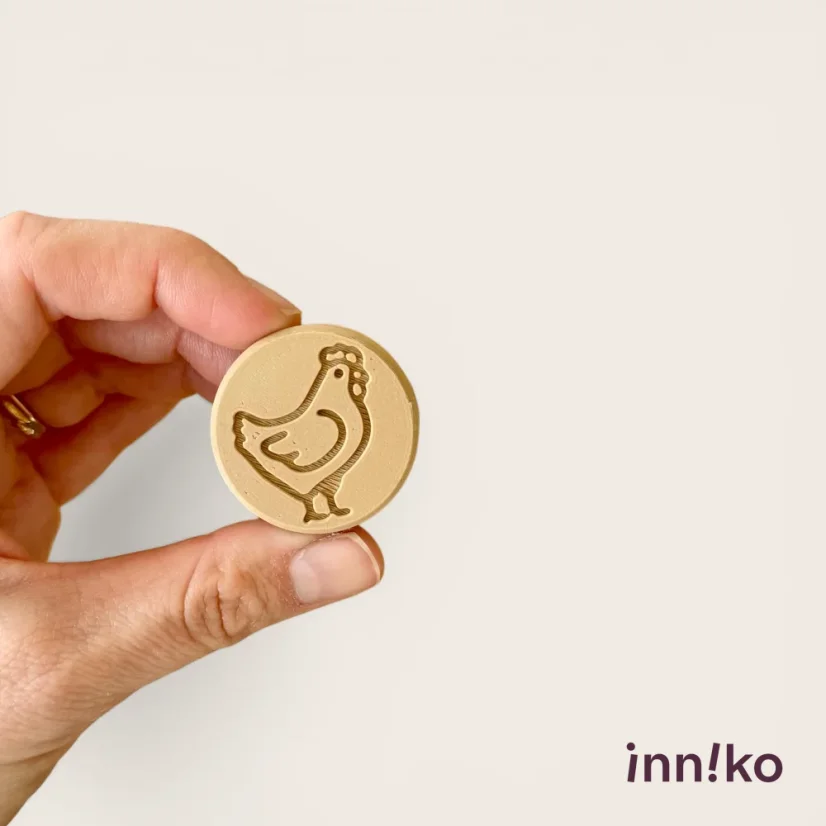 inniko® sada pečiatok s valčekom | Stopy zvierat z farmy