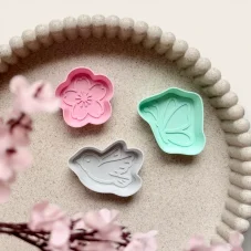 Bábovičky do kinetického písku 3 ks | Jaro