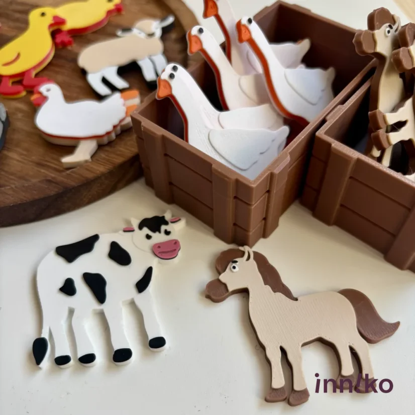 WooBeWee™ Počítame! | Zvieratká z farmy - Zvířátka: Koza 🐐 (5 ks)