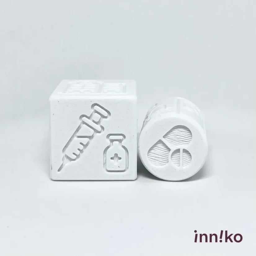 Obtiskovací kostka s válečkem 2v1 | Nemocnice