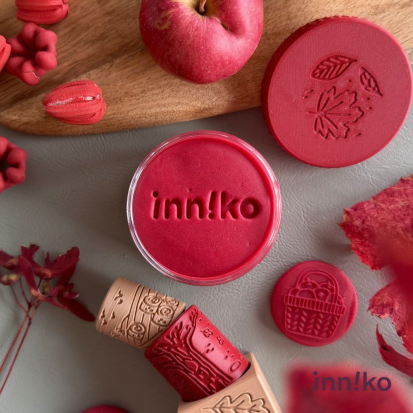 inniko® Play Dough 180 g | Autumn Red