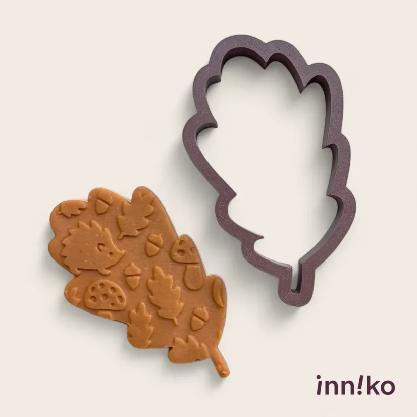 Vykrajovátko na modelínu | Dubový list