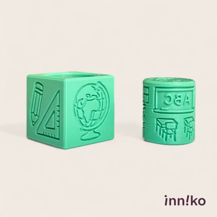 inniko® kocka 2v1 k modelíne | Škola