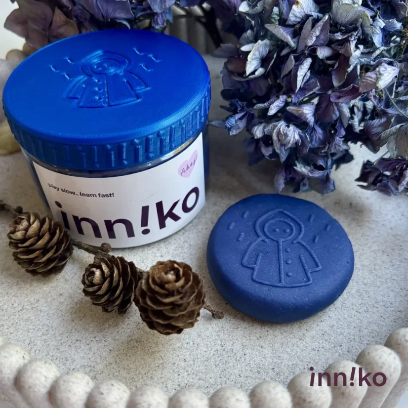 inniko® modelína 180 g | Jesenná modrá