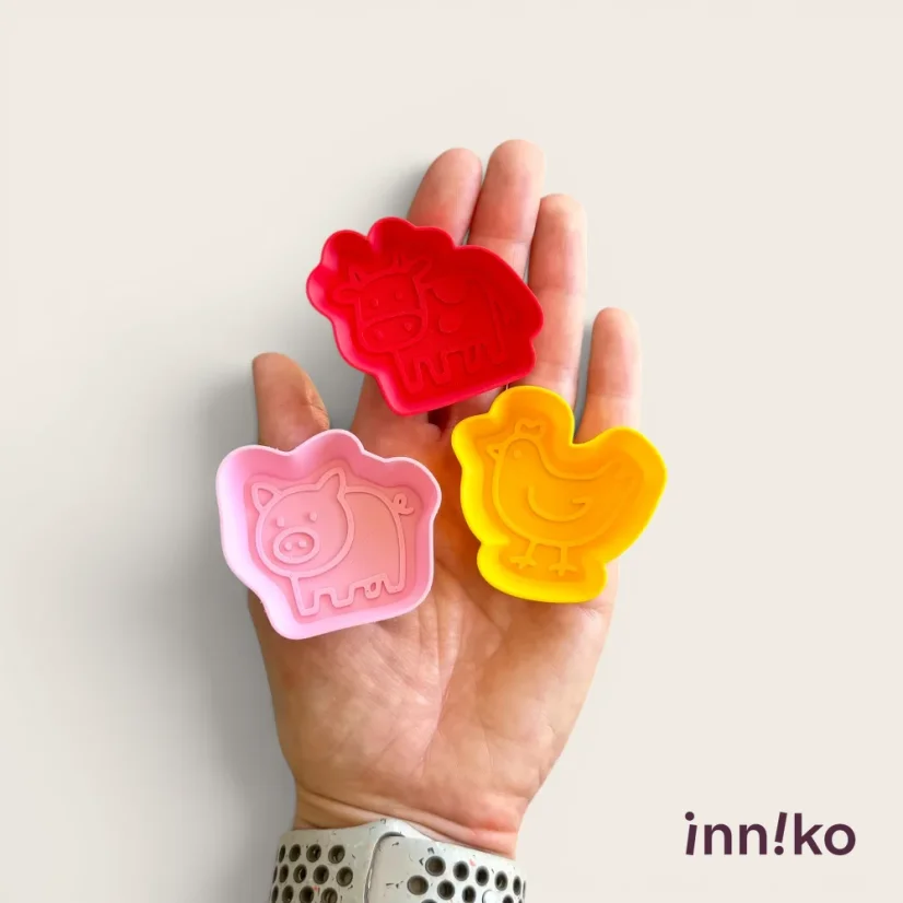 Veľká sada hračiek k modelovacej hmote inniko® | Farma