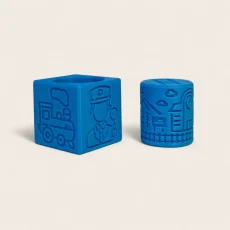 Obtiskovací kostka s válečkem 2v1 | Vláčky