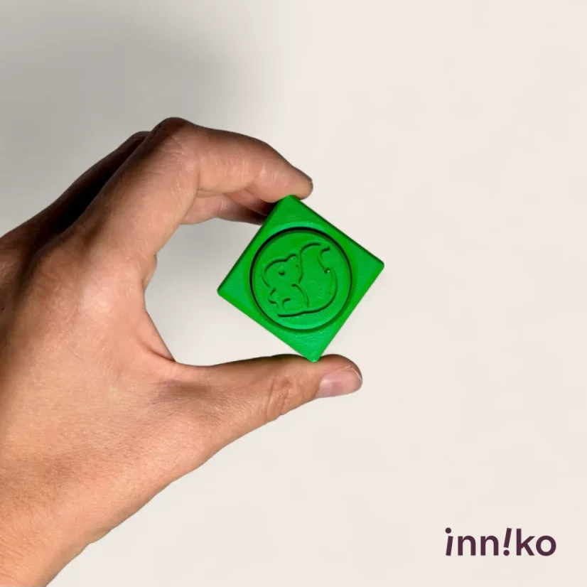 Obtiskovací kostka s válečkem 2v1 | Lesní zvířátka