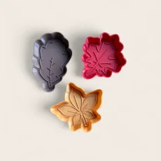 Bábovičky do kinetického písku 3 ks | Listy