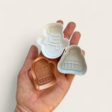 Bábovičky do kinetického písku 3 ks | Zima