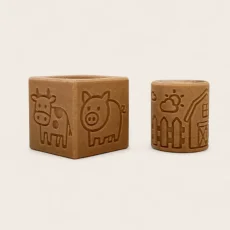 Obtiskovací kostka s válečkem 2v1 | Farma