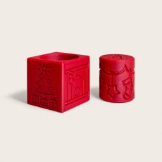 Obtiskovací kostka s válečkem 2v1 | Vánoce doma