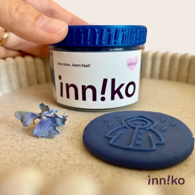 inniko® modelína 180 g | Jesenná modrá