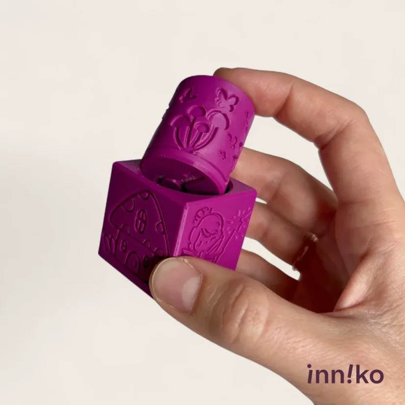 Obtiskovací kostka s válečkem 2v1 | Víly