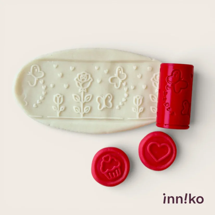 Obtiskovací váleček | Valentýnská zahrada