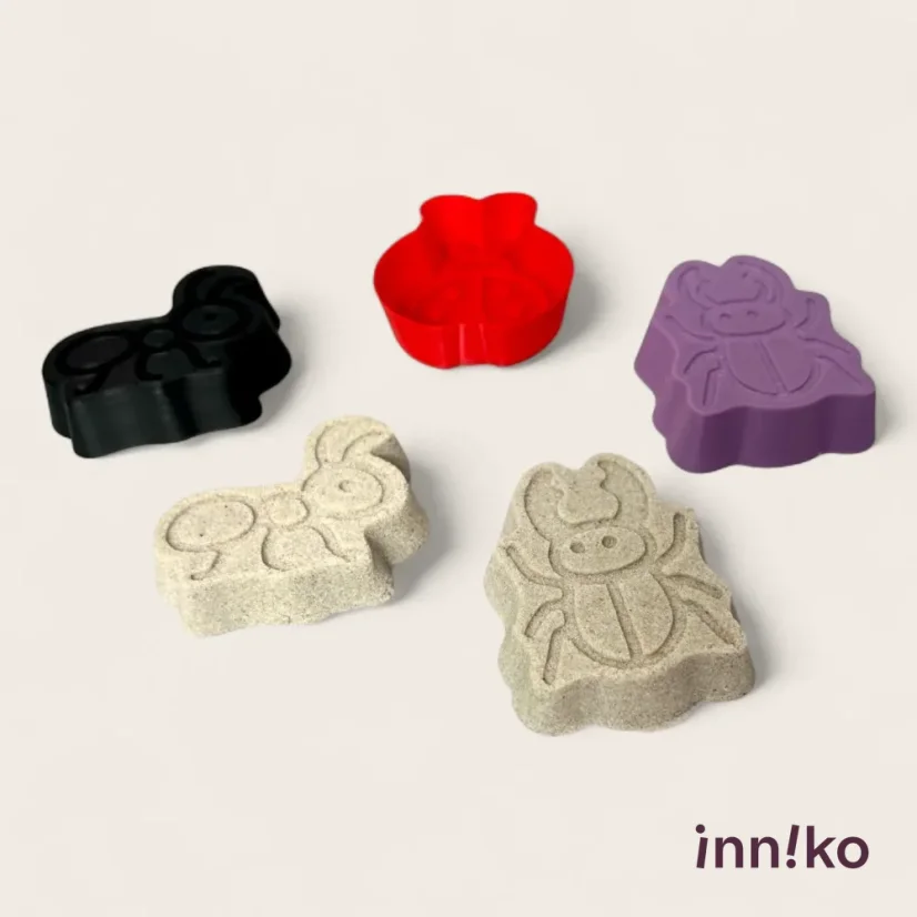 inniko® formičky na kinetický piesok, 3 ks | Hmyz