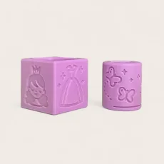 Obtiskovací kostka s válečkem 2v1 | Pohádka